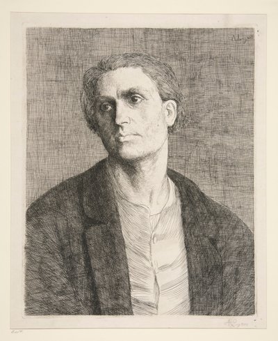 Etude de tete d de Alphonse Legros