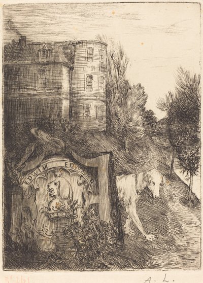 Ex-Libris Edwin Edwards. de Alphonse Legros