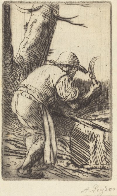 Cortador de bichas (O cortador de bichas) de Alphonse Legros