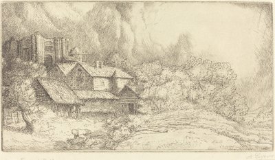 Fazenda no Mosteiro A Fazenda da Abadia. de Alphonse Legros