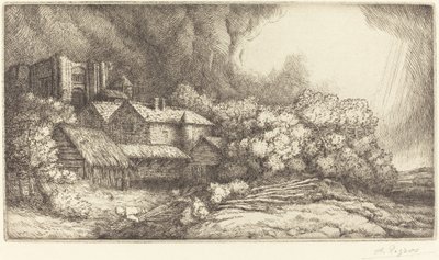 Fazenda no Mosteiro A fazenda na abadia. de Alphonse Legros