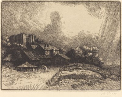 Fazenda no Mosteiro A Fazenda da Abadia. de Alphonse Legros