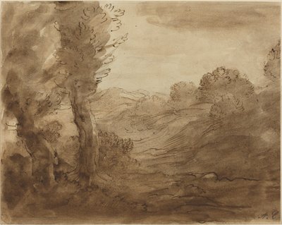 Trilha na Borgonha. de Alphonse Legros
