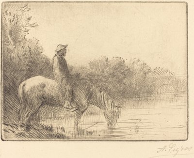 Vadeando um rio Le gue. de Alphonse Legros