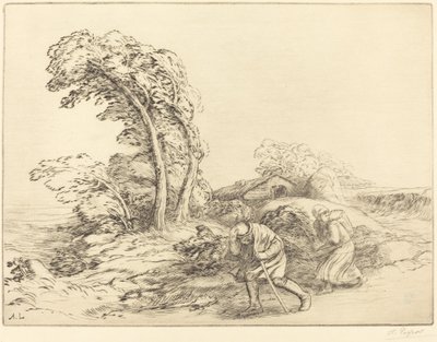 Rajada de Vento Uma rajada de vento. de Alphonse Legros