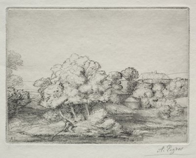 Aldeia perto do lago de Alphonse Legros