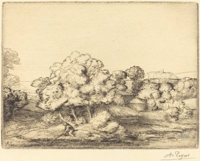Aldeia perto do lago A aldeia perto do lago. de Alphonse Legros