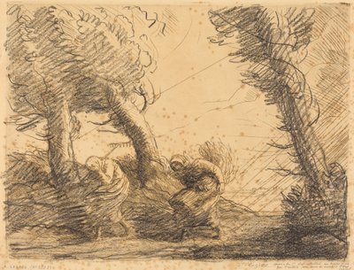 Ceifeiras surpreendidas pela tempestade de Alphonse Legros