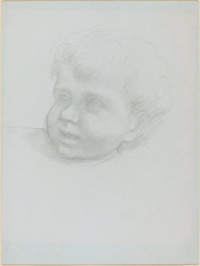 Cabeça de uma criança de Alphonse Legros