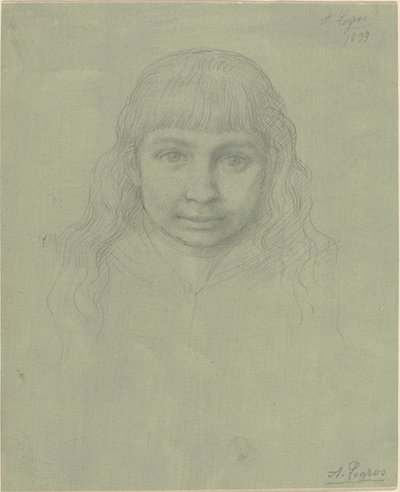 Cabeça de uma criança de Alphonse Legros