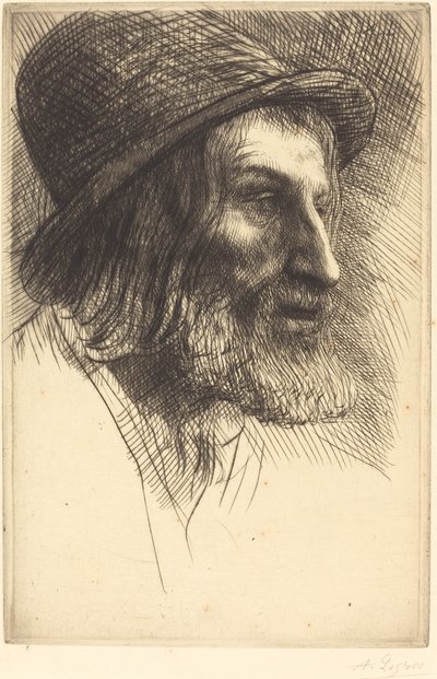Chefe de um trabalhador inglês de Alphonse Legros