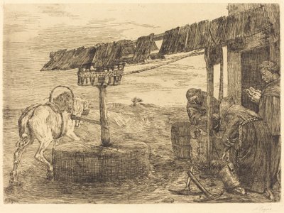 Moinho a cavalo (Le manege) de Alphonse Legros