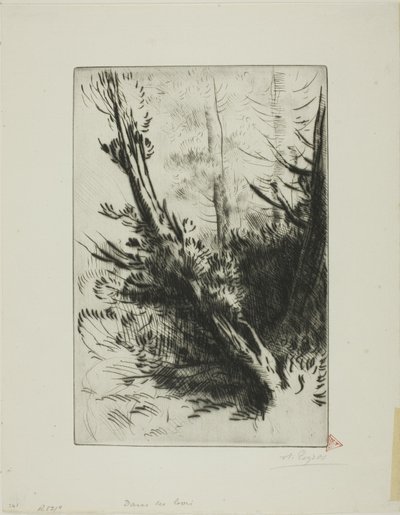 Em uma madeira de Alphonse Legros