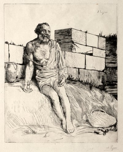 Trabalho (Primeira Placa) de Alphonse Legros