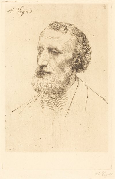 Jules Dalou, 1.ª prancha de Alphonse Legros