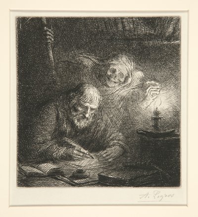A Morte e o Filósofo de Alphonse Legros