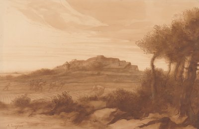 Paisagem. de Alphonse Legros