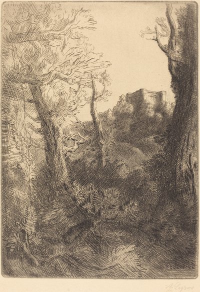 Paisagem Paisagem. de Alphonse Legros