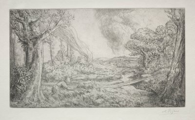 Paisagem Paisagem. de Alphonse Legros