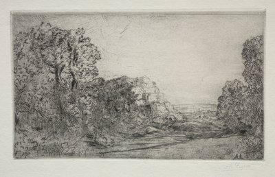 Paisagem: Nascer do sol de Alphonse Legros
