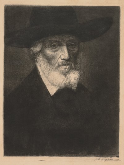 Grande retrato de Thomas Carlyle de Alphonse Legros