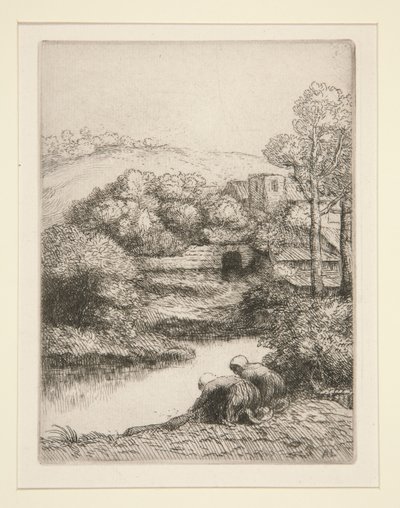 Lavanderia, ou Lavadeiras de Alphonse Legros