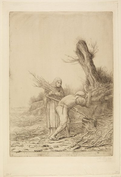 Os fabricantes de feixes de lenha de Alphonse Legros