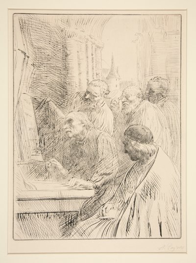 Les Moines a L de Alphonse Legros