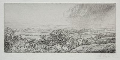 Catadores de cogumelos. de Alphonse Legros