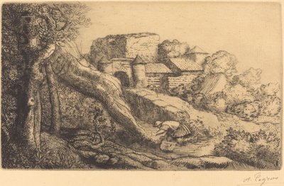 Pequeno queimador de grama O pequeno queimador de grama. de Alphonse Legros