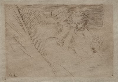 Mab e Cupido de Alphonse Legros