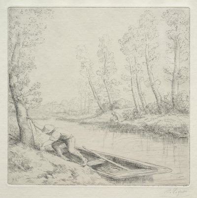 Manhã no rio de Alphonse Legros
