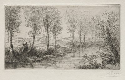 Perto do moinho. de Alphonse Legros