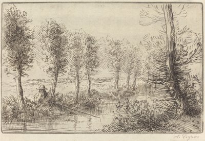 Perto do Mill Pres du moulin. de Alphonse Legros