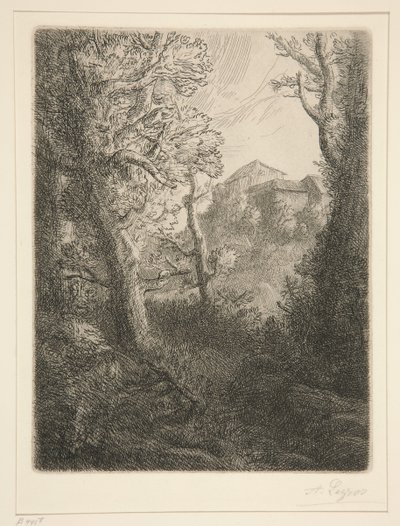 Paisagem de Alphonse Legros