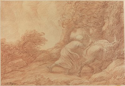 Camponês e burro de Alphonse Legros
