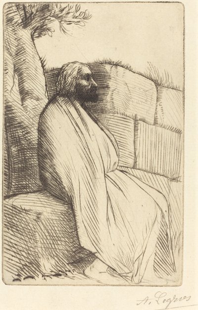 Philospher (Le philosophe) de Alphonse Legros