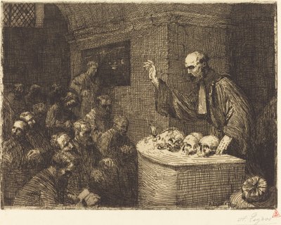 Curso de Frenologia, 2ª placa de Alphonse Legros