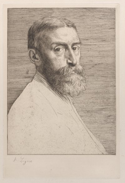 Retrato de Sir Edward John Poynter, 1877. de Alphonse Legros