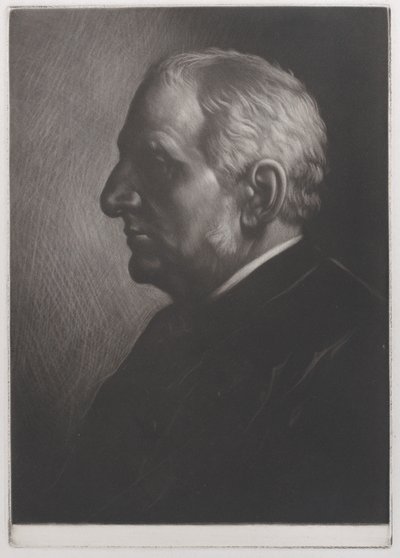 Retrato de Sir Francis Seymour Haden, 1881. de Alphonse Legros