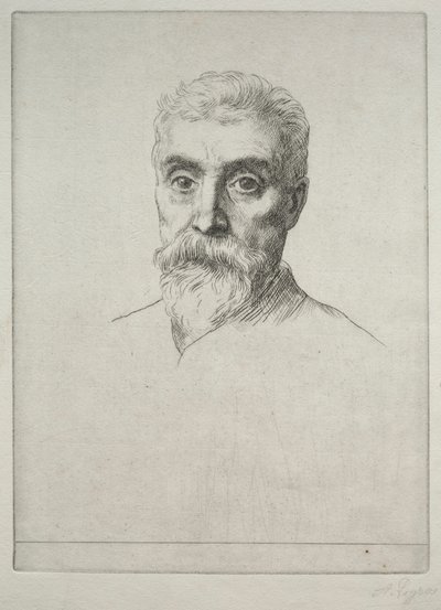 Retrato de Sir Hiram S. Maxim. de Alphonse Legros