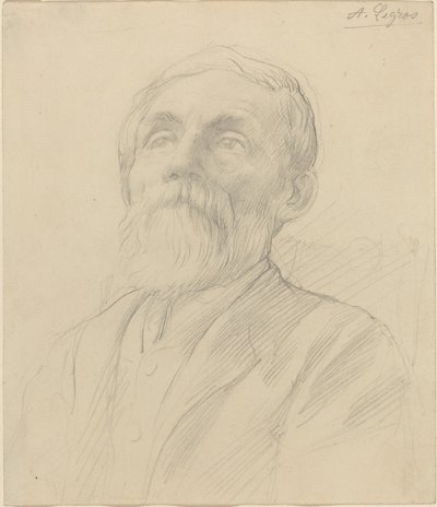 Retrato de um velho de Alphonse Legros