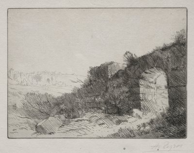 Ruínas romanas. de Alphonse Legros