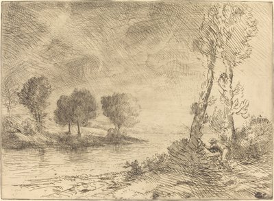 Pescador de Salmão de Alphonse Legros