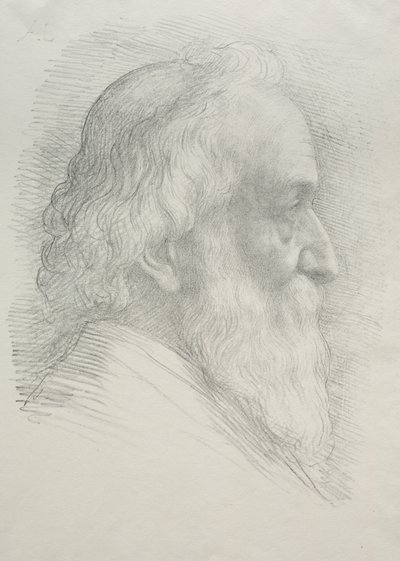 Auto-retrato (10ª Placa) de Alphonse Legros