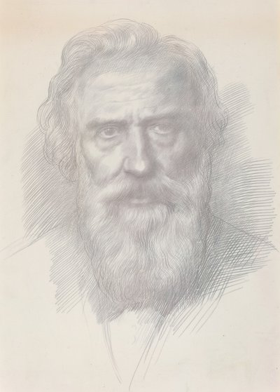 Auto-retrato, c. 1895. de Alphonse Legros