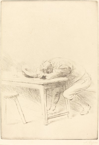 Sesta de um Trabalhador de Alphonse Legros