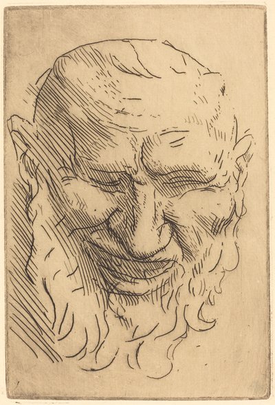 Máscara de Sátiro Pequeno de Alphonse Legros