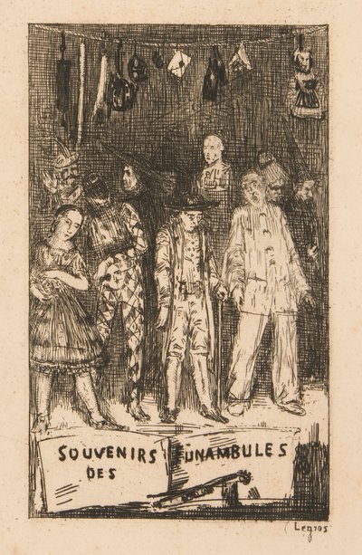 Memórias dos Funambulistas de Alphonse Legros
