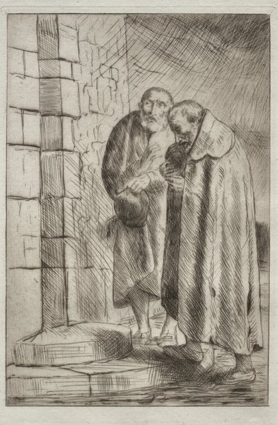St. Pierre e St. Paul na porta do Sr. Richard. de Alphonse Legros